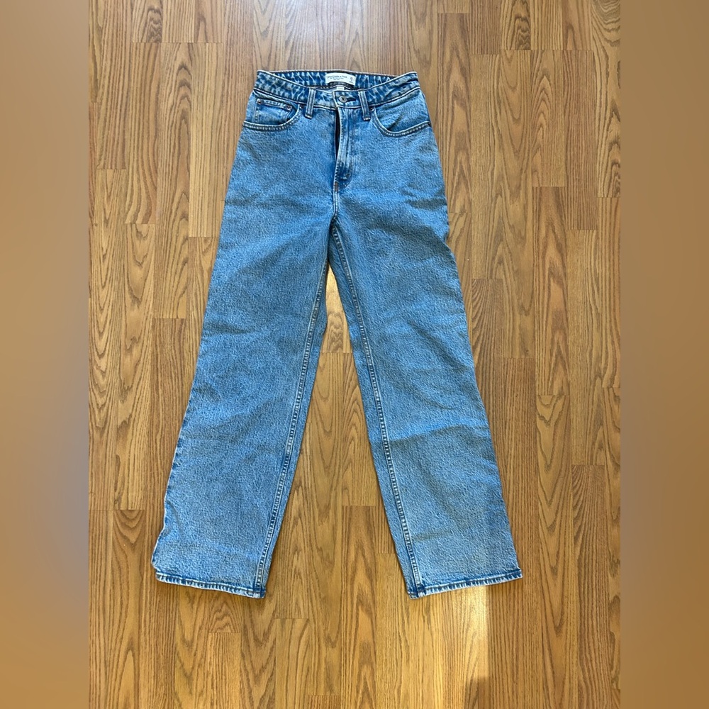 Abercrombie & Fitch Light Blue Straight Leg Jeans